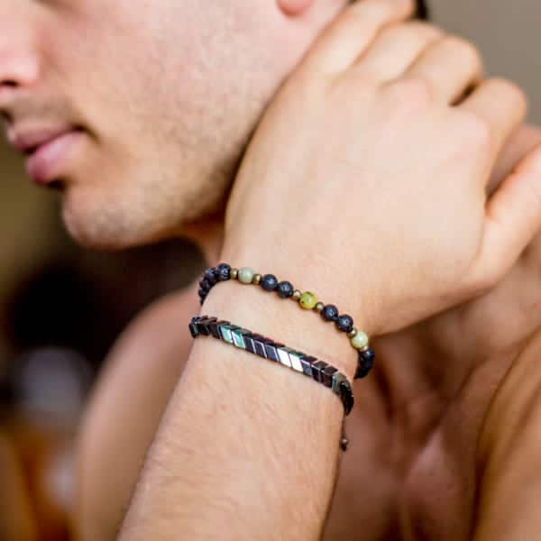 Einstellbares Armband mit Schiebeknoten für Männer